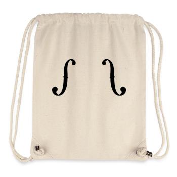 F-Loch - Stanley/Stella recycelter Gym Bag - Naturweiß - Vorne
