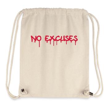 No Excuses - Stanley/Stella Recycled Gym Bag - natural - Front