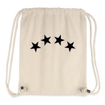 4 Sterne / 4 stars (1c) - Stanley/Stella Recycled Gym Bag - natural - Front