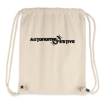 festlichen Autonomie - Stanley/Stella recycelter Gym Bag - Naturweiß - Vorne
