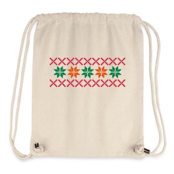 norwegen_muster_03 - Stanley/Stella Recycled Gym Bag - natural - Front