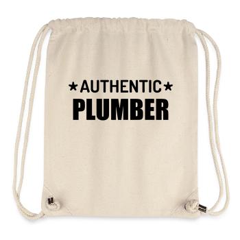 Klempner / Sanitär / Arbeit / Job - Stanley/Stella recycelter Gym Bag - Naturweiß - Vorne