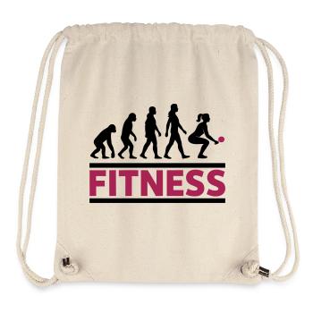 Evolution Fitness Frau Cooles Geschenk - Stanley/Stella recycelter Gym Bag - Naturweiß - Vorne