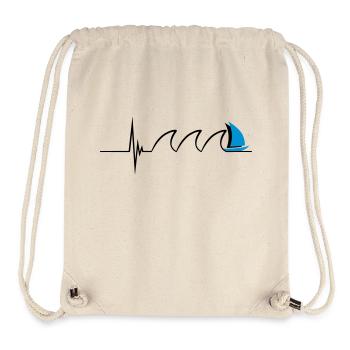 Sailing Pulse - Stanley/Stella recycelter Gym Bag - Naturweiß - Vorne