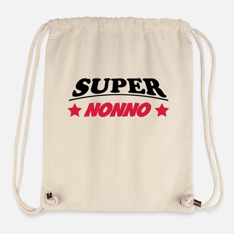 Super nonno 111 - Stanley/Stella recycelter Gym Bag - Naturweiß