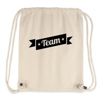 team - Sac à cordon recyclé Stanley/Stella - blanc naturel - Devant