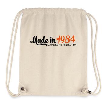 1984 - Stanley/Stella recycelter Gym Bag - Naturweiß - Vorne
