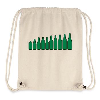 Bierflaschen - Stanley/Stella recycelter Gym Bag - Naturweiß - Vorne