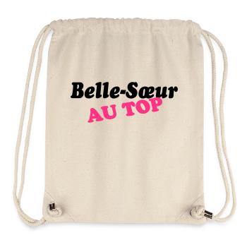 Schwägerin AN TOP - Stanley/Stella recycelter Gym Bag - Naturweiß - Vorne