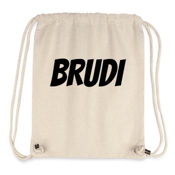 BRUDI x PARTY BRO - Stanley/Stella recycelter Gym Bag - Naturweiß - Vorne