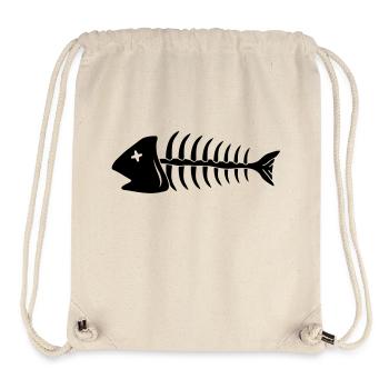 fish - Stanley/Stella recycelter Gym Bag - Naturweiß - Vorne