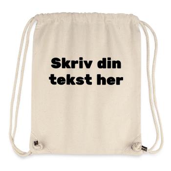 write your text here - Stanley/Stella Recycled Gym Bag - natural - Front