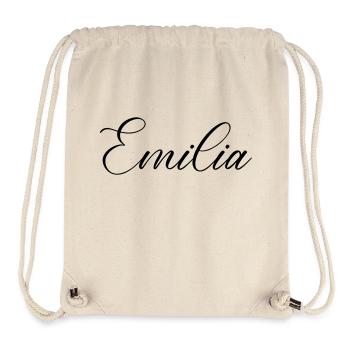 Emilia Name - Stanley/Stella Recycled Gym Bag - natural - Front