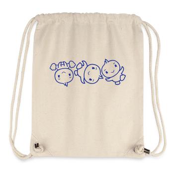 3 Vögel Chicks Breakdance Freunde Party tanzen fun - Stanley/Stella recycelter Gym Bag - Naturweiß - Vorne