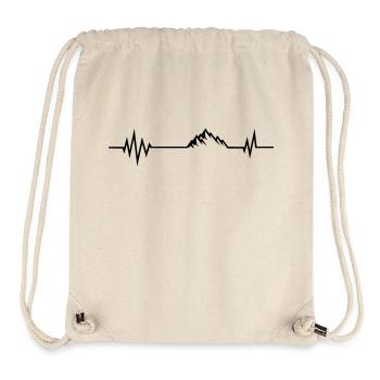 mountain pulse - Stanley/Stella recycelter Gym Bag - Naturweiß - Vorne