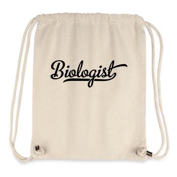Biologiste - Sac à cordon recyclé Stanley/Stella - blanc naturel - Devant