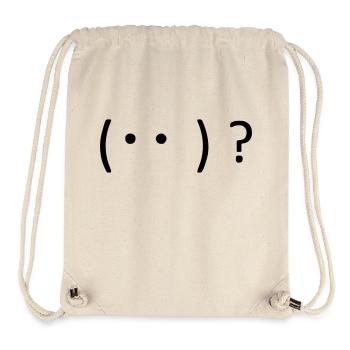 Verwirrt, aber neugierig! 🤔 - Stanley/Stella recycelter Gym Bag - Naturweiß - Vorne
