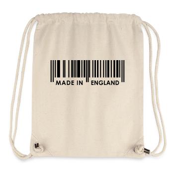 Made in England bar code - Stanley/Stella Recycled Gym Bag - natural - Front