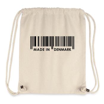 Bar Code Made in Denmark - Stanley/Stella Recycled Gym Bag - natural - Front