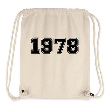 1978 - Sac à cordon recyclé Stanley/Stella - blanc naturel - Devant
