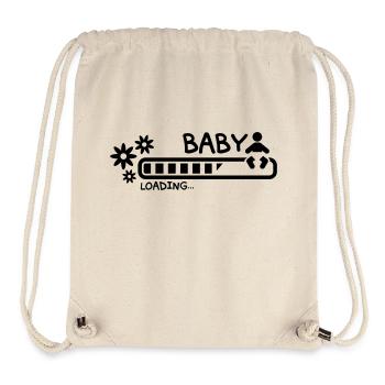 baby_loading_f1 - Sac à cordon recyclé Stanley/Stella - blanc naturel - Devant