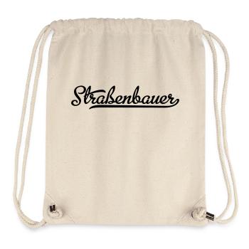 Straßenbauer - Stanley/Stella recycelter Gym Bag - Naturweiß - Vorne