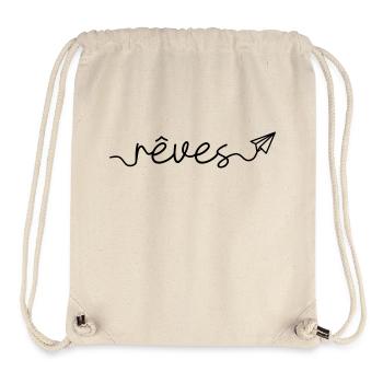 Träume - Stanley/Stella recycelter Gym Bag - Naturweiß - Vorne