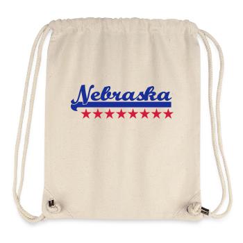 nebraska - Stanley/Stella recycelter Gym Bag - Naturweiß - Vorne