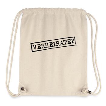 verheiratet - Stanley/Stella recycelter Gym Bag - Naturweiß - Vorne