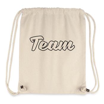 team - Sac à cordon recyclé Stanley/Stella - blanc naturel - Devant