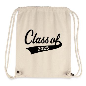 Classe de 2025 (Classe de graduation / B) - Sac à cordon recyclé Stanley/Stella - blanc naturel - Devant