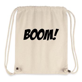 Boom! - Stanley/Stella recycelter Gym Bag - Naturweiß - Vorne