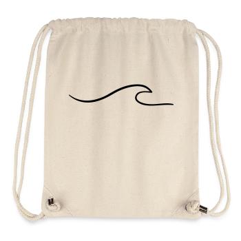 Welle - Stanley/Stella recycelter Gym Bag - Naturweiß - Vorne