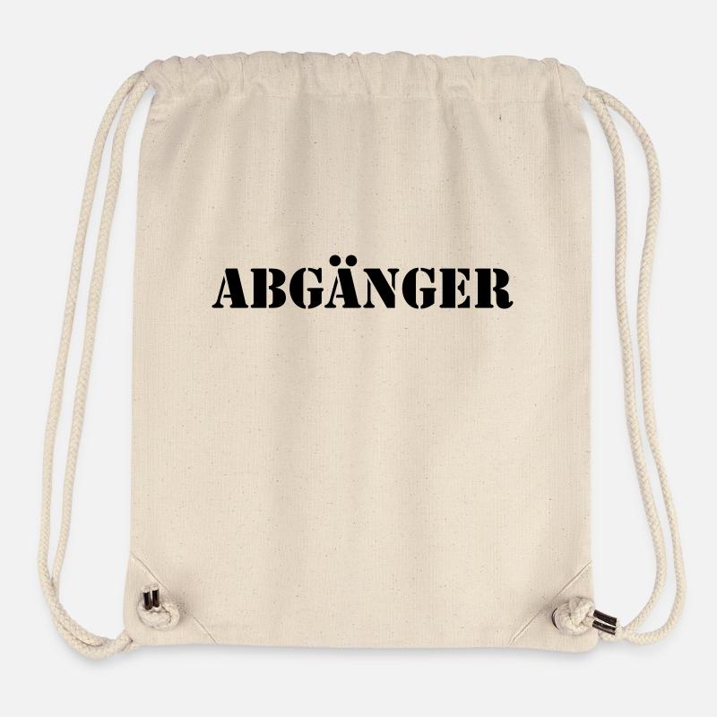 abgänger - Sac à cordon recyclé Stanley/Stella - blanc naturel