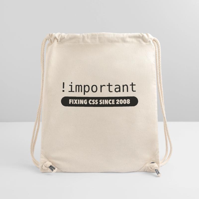 !important - fixing css since 2008 Stanley/Stella recycelter Gym Bag