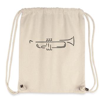 trumpet - Stanley/Stella recycelter Gym Bag - Naturweiß - Vorne