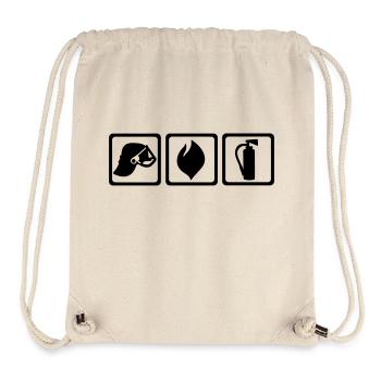 Firefighter - Stanley/Stella Recycled Gym Bag - natural - Front
