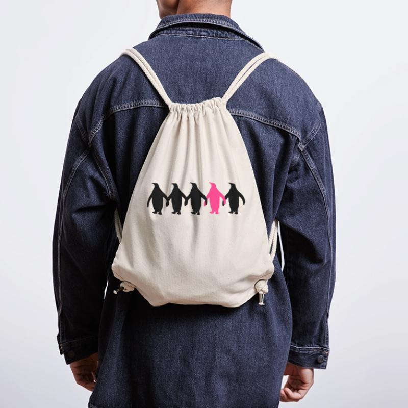 Be Different Pinguine Muster Lustig Stanley/Stella recycelter Gym Bag