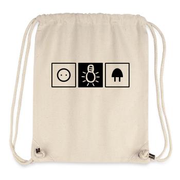 Electricians Electronics - Stanley/Stella Recycled Gym Bag - natural - Front
