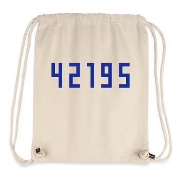 Marathon 42195 Meter - Stanley/Stella recycelter Gym Bag - Naturweiß - Vorne