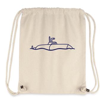 Plongée de surface sous-marine - Sac à cordon recyclé Stanley/Stella - blanc naturel - Devant