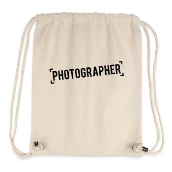 photographer__f1 - Stanley/Stella recycelter Gym Bag - Naturweiß - Vorne