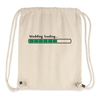 wedding loading 80% - Stanley/Stella recycelter Gym Bag - Naturweiß - Vorne