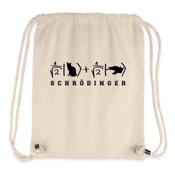 Quantenphysik Schrödinger Katze - Stanley/Stella recycelter Gym Bag - Naturweiß - Vorne
