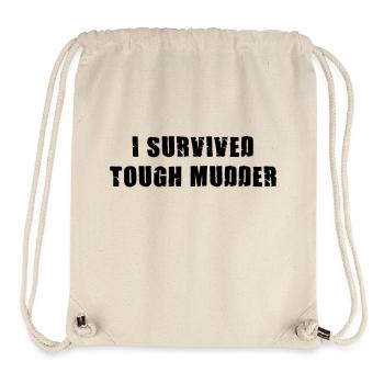 I survived Tough Mudder - Stanley/Stella recycelter Gym Bag - Naturweiß - Vorne