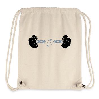 hand kette - Stanley/Stella recycelter Gym Bag - Naturweiß - Vorne