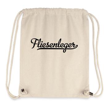 Fliesenleger - Stanley/Stella recycelter Gym Bag - Naturweiß - Vorne