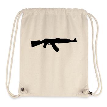 kalaschnikov_ak_47__f1 - Stanley/Stella Recycled Gym Bag - natural - Front