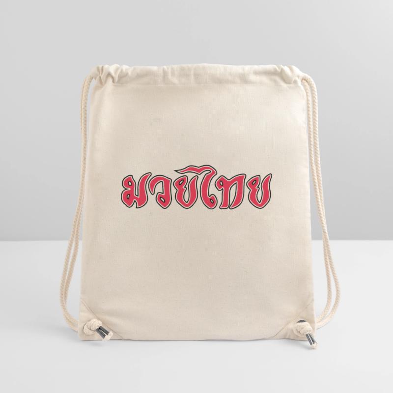 Muay Thai Script Sac à cordon recyclé Stanley/Stella