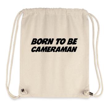 Cameraman / Camera / Video / Cadreur - Sac à cordon recyclé Stanley/Stella - blanc naturel - Devant